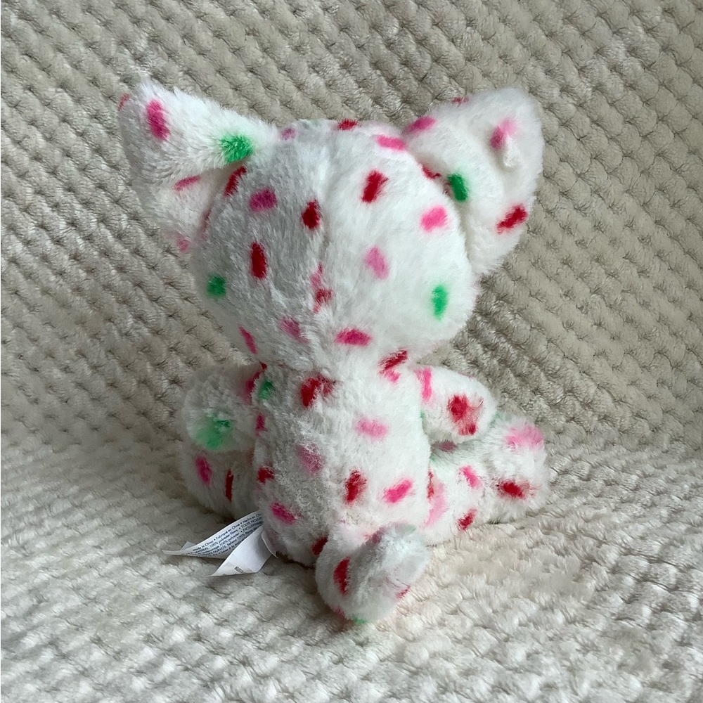 Build A Bear Buddies White Sprinkles Kitty Cat 2017 Mini 7in BAB Stuffed Animal - Picture 5 of 12